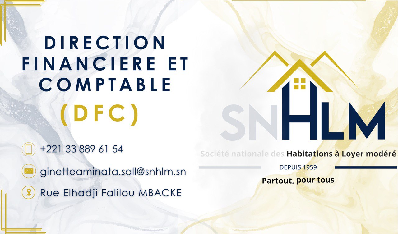 DIRECTION FINANCIÈRE ET COMPTABLE 