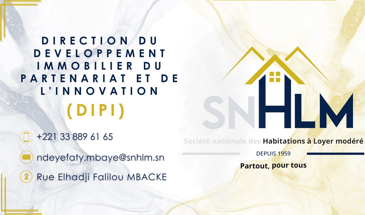 DIRECTION DU DÉVELOPPEMENT IMMOBILIER (DIPI)