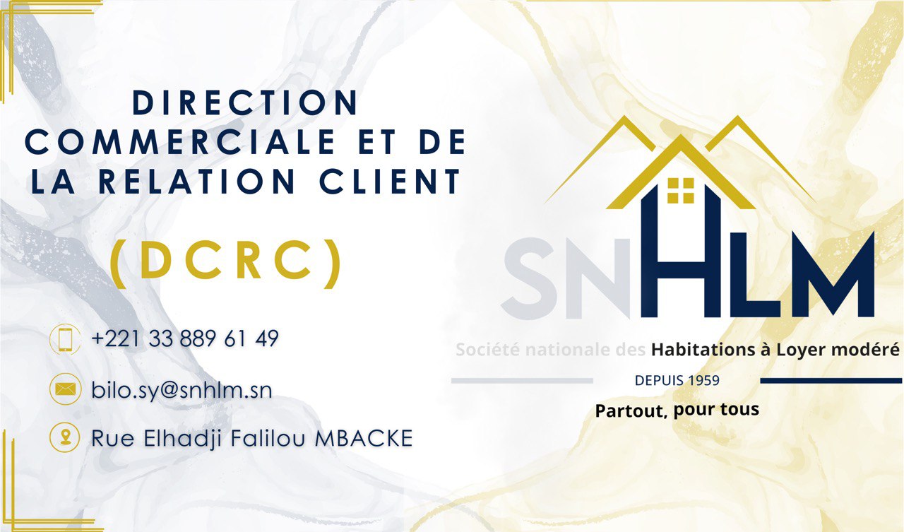 DIRECTION COMMERCIALE ET DE LA RELATION CLIENT (DCRC)